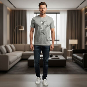 Men's DISTRICT Gray XL Short Sleeve Tee